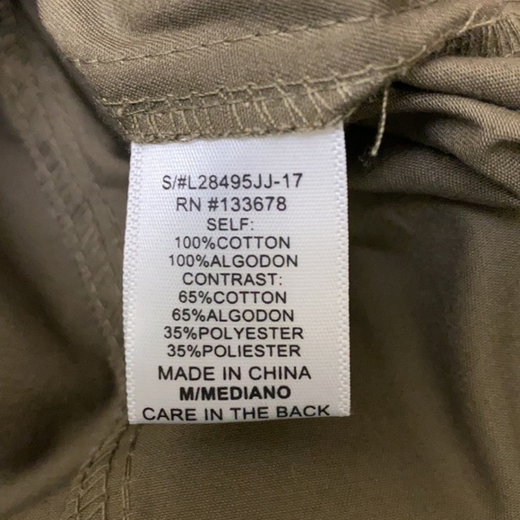 LOVE TREE Women’s Hooded Utility Jacket Green/Gray NWT - Picture 7 of 13